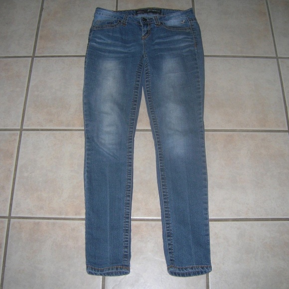 GRANE DARCY LOW RISE FLAP POCKET SKINNY JEANS 5 - Picture 1 of 8